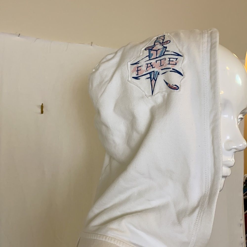 Vintage Y2K Hoodie Sweatshirt Bejeweled Susan Fixel Tattoo Art S/M Ed Hardy vibe - Picture 9 of 12